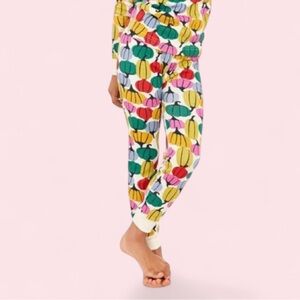 Hanna Andersson Long John Pajama Pants in Colorful Pumpkins Size 6-7